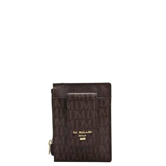 Chocolate Bifold Leather Money Clip