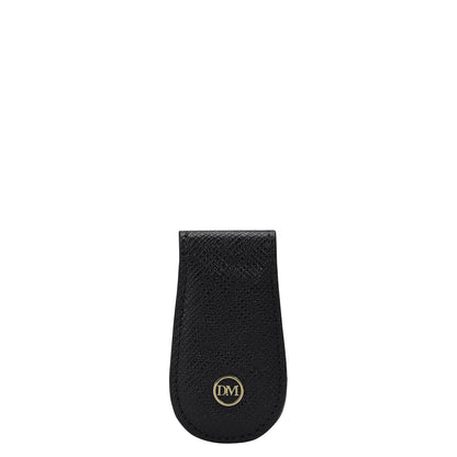 Franzy Leather Money Clip - Black