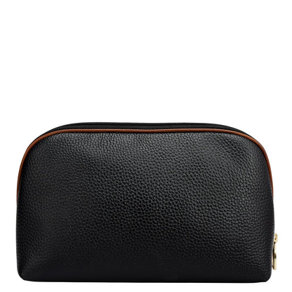 Wax Leather Multi Pouch - Black