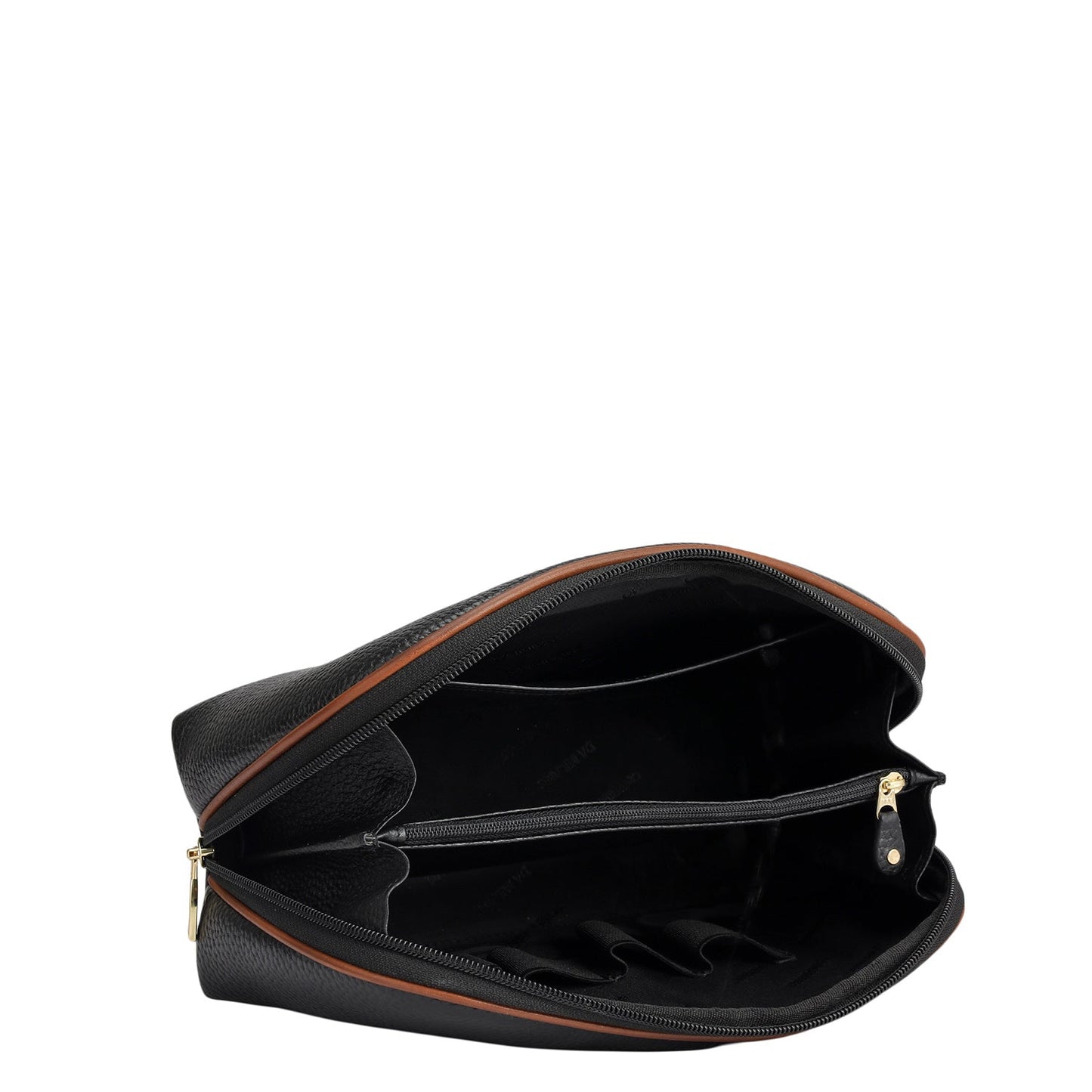 Wax Leather Multi Pouch - Black