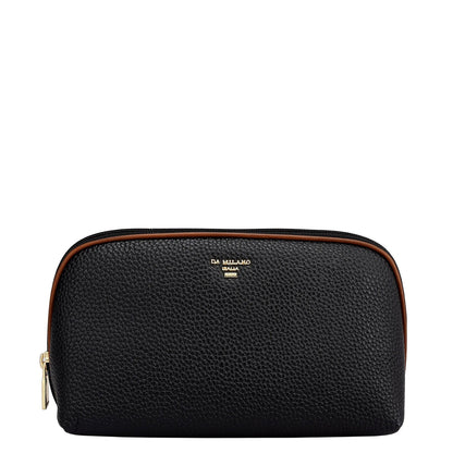 Wax Leather Multi Pouch - Black