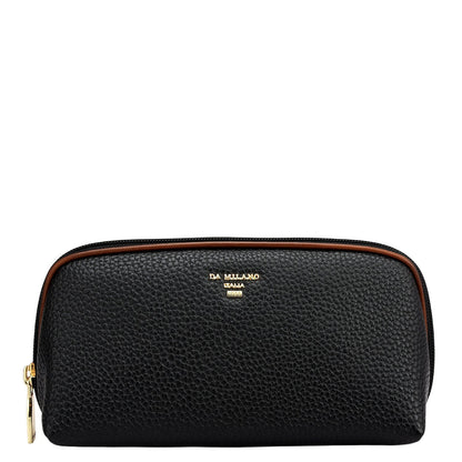 Wax Leather Multi Pouch - Black