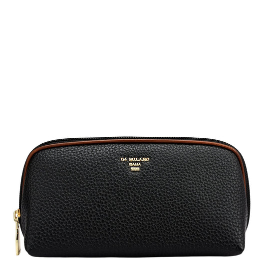 Wax Leather Multi Pouch - Black