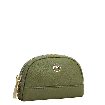 Wax Leather Multi Pouch - Fern