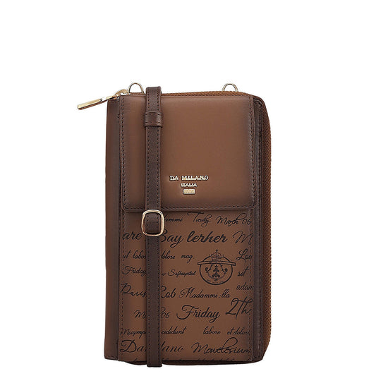 Signato Leather Crossbody - Tan