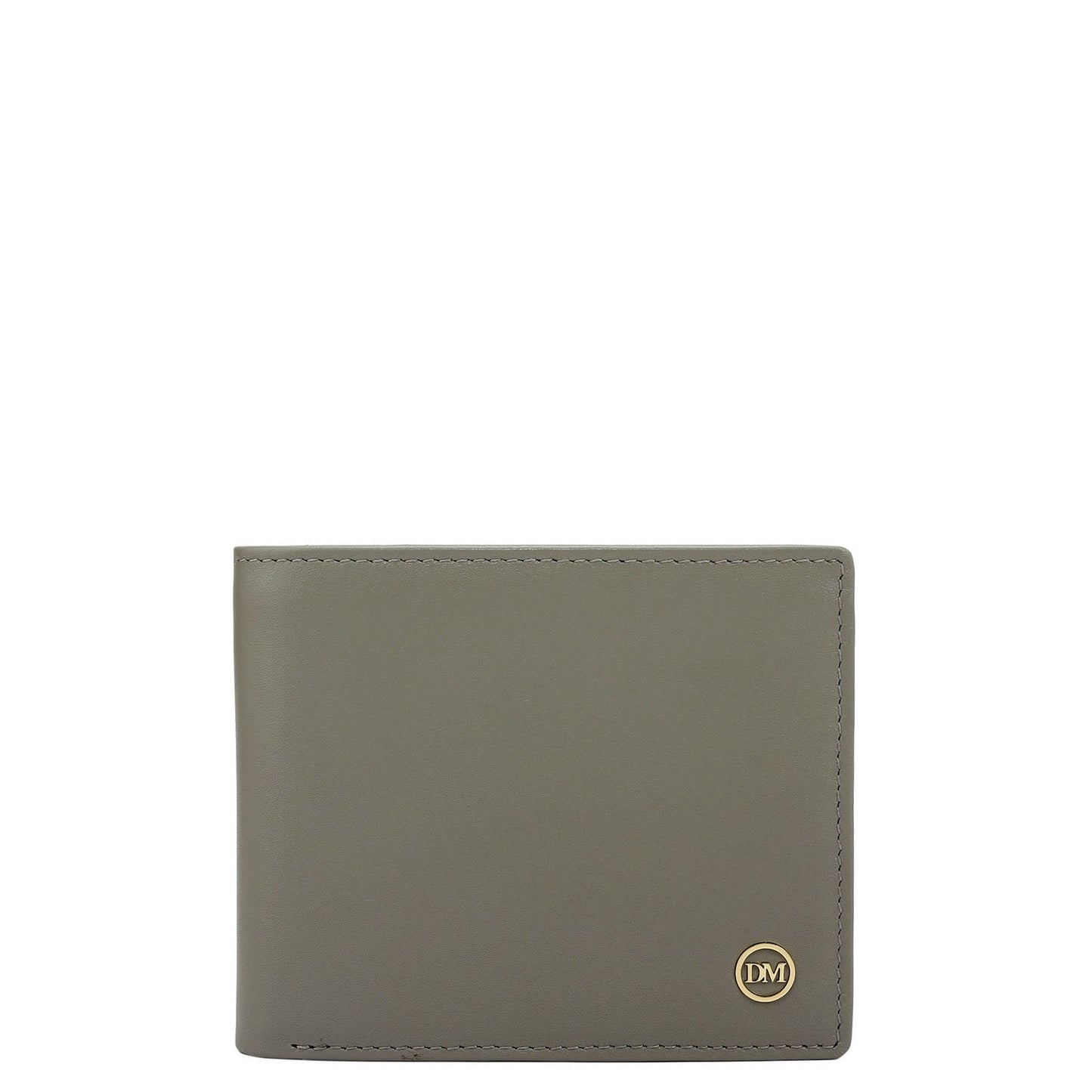 Grey Bifold Leather Mens Wallet