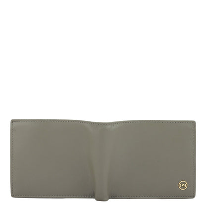 Grey Bifold Leather Mens Wallet