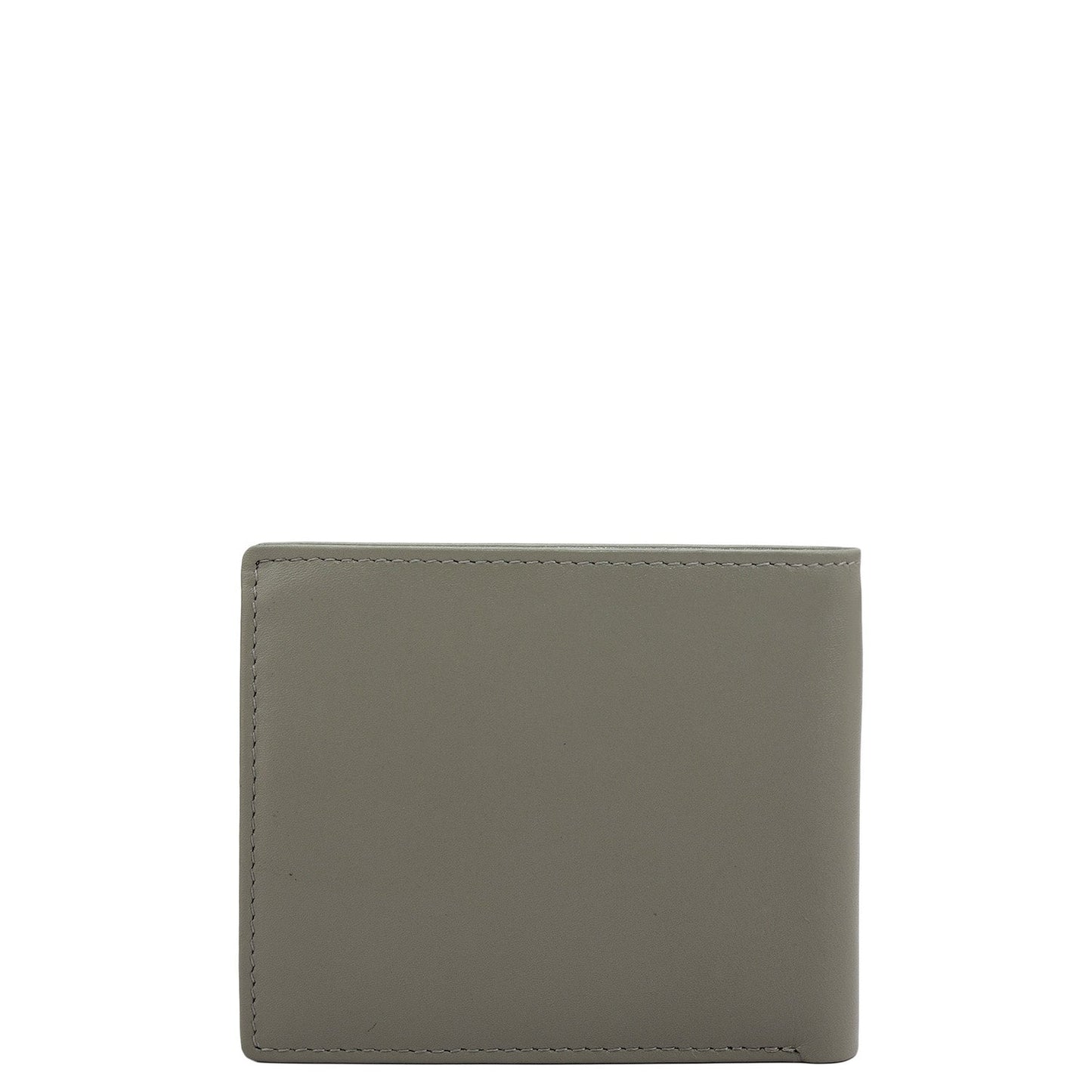 Grey Bifold Leather Mens Wallet