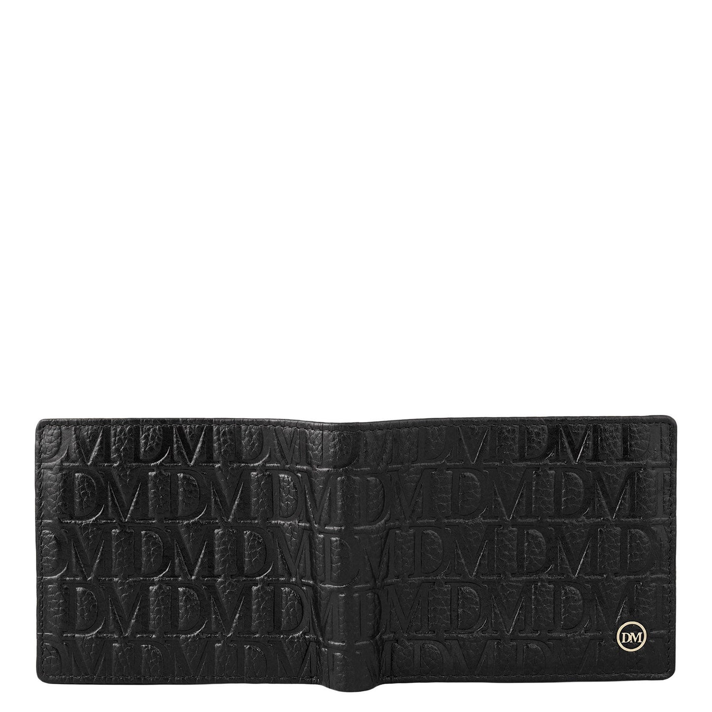 Black Bifold Leather Mens Wallet