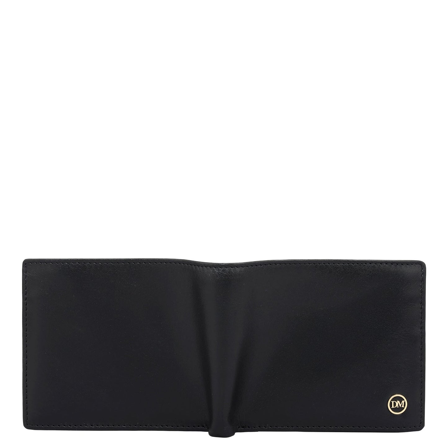 Black Bifold Leather Mens Wallet