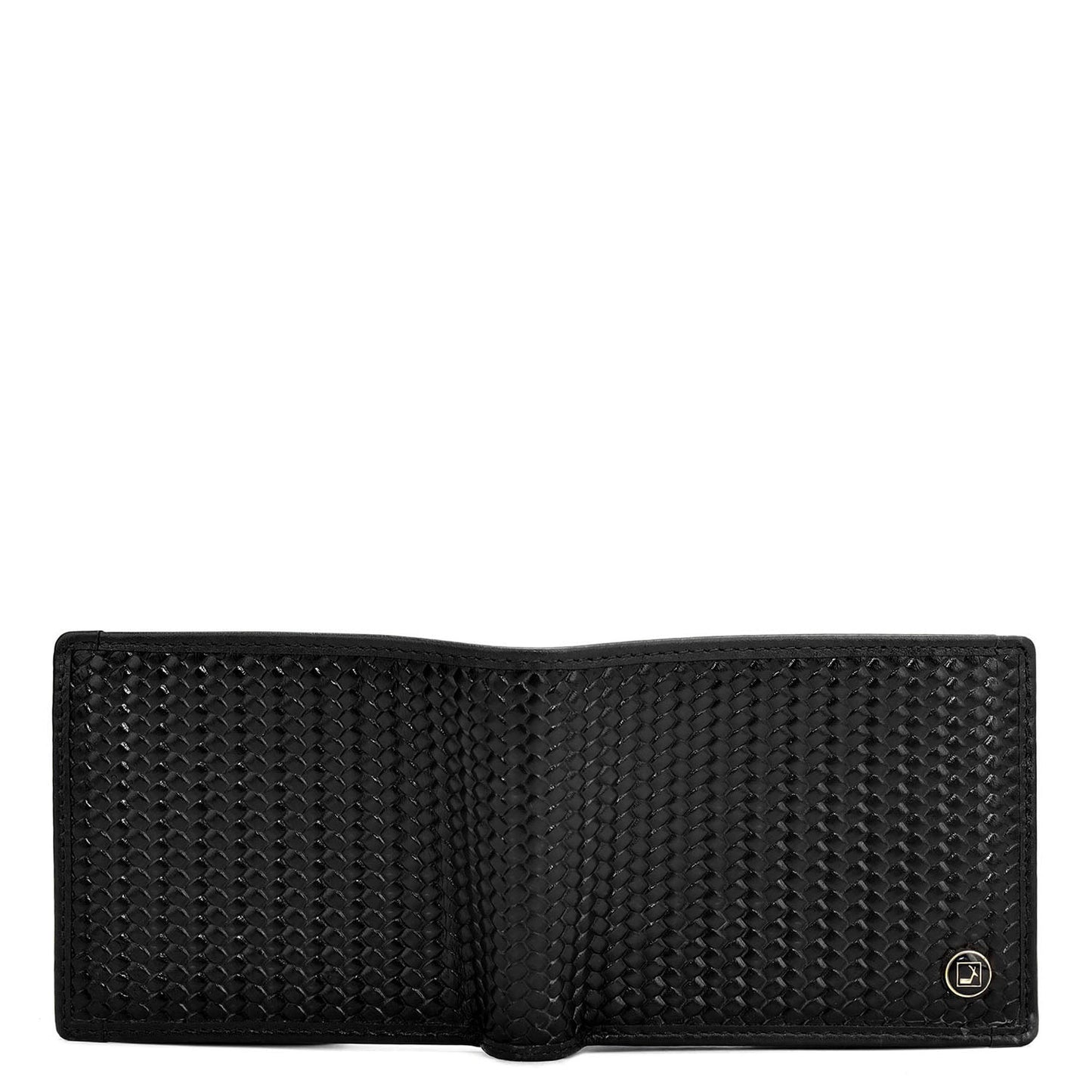 Black Bifold Leather Mens Wallet
