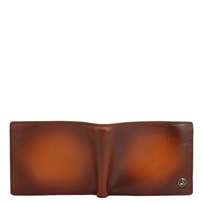 Honey Bifold Leather Mens Wallet