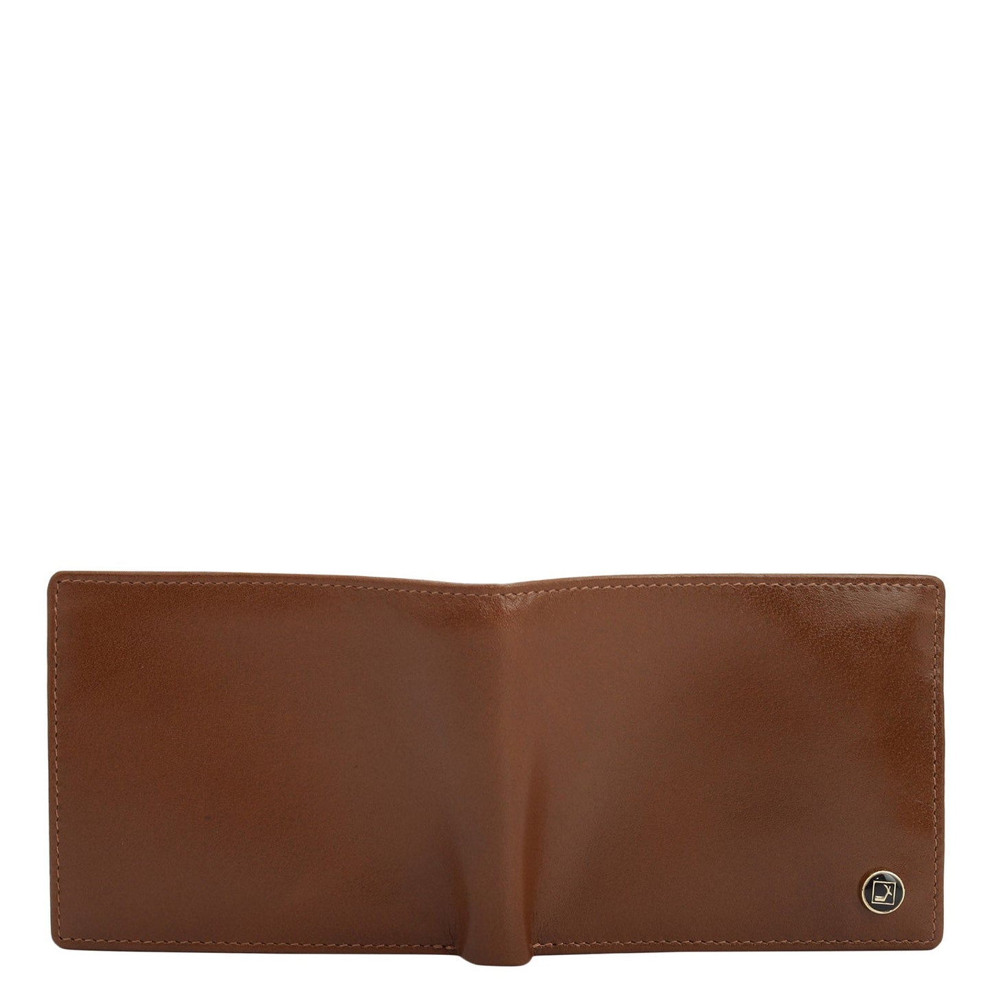 Cognac Bifold Leather Mens Wallet