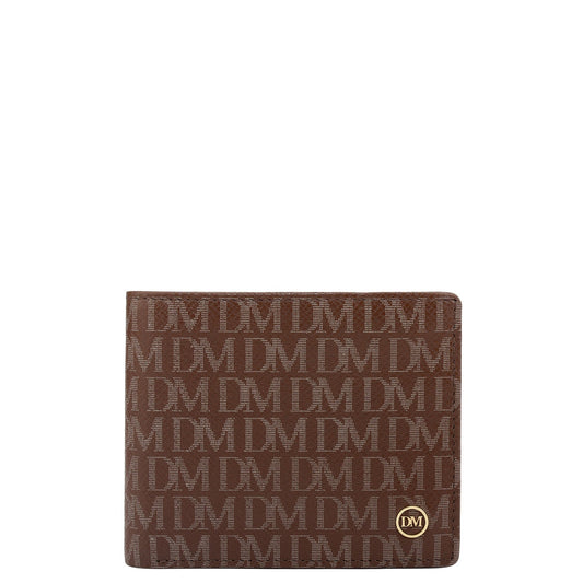 Date Bifold Leather Mens Wallet