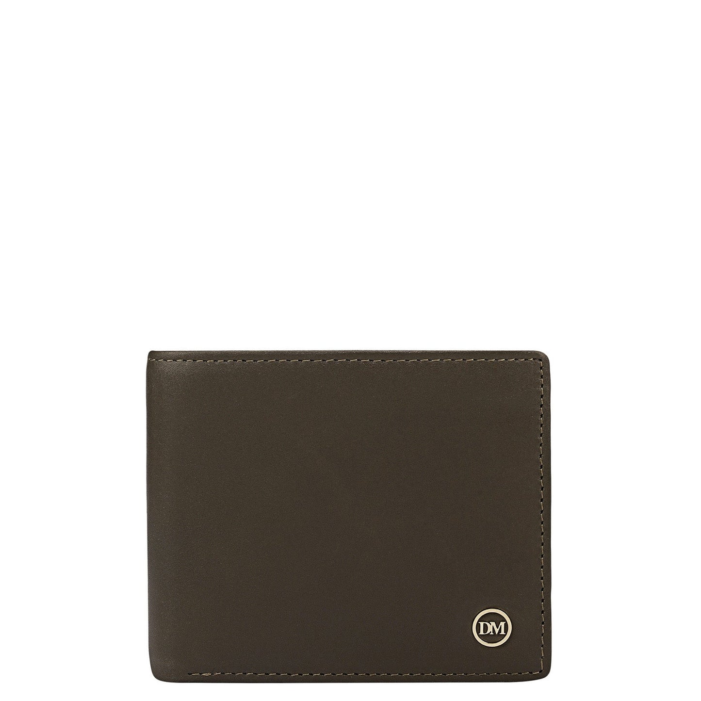 Olive Bifold Leather Mens Wallet