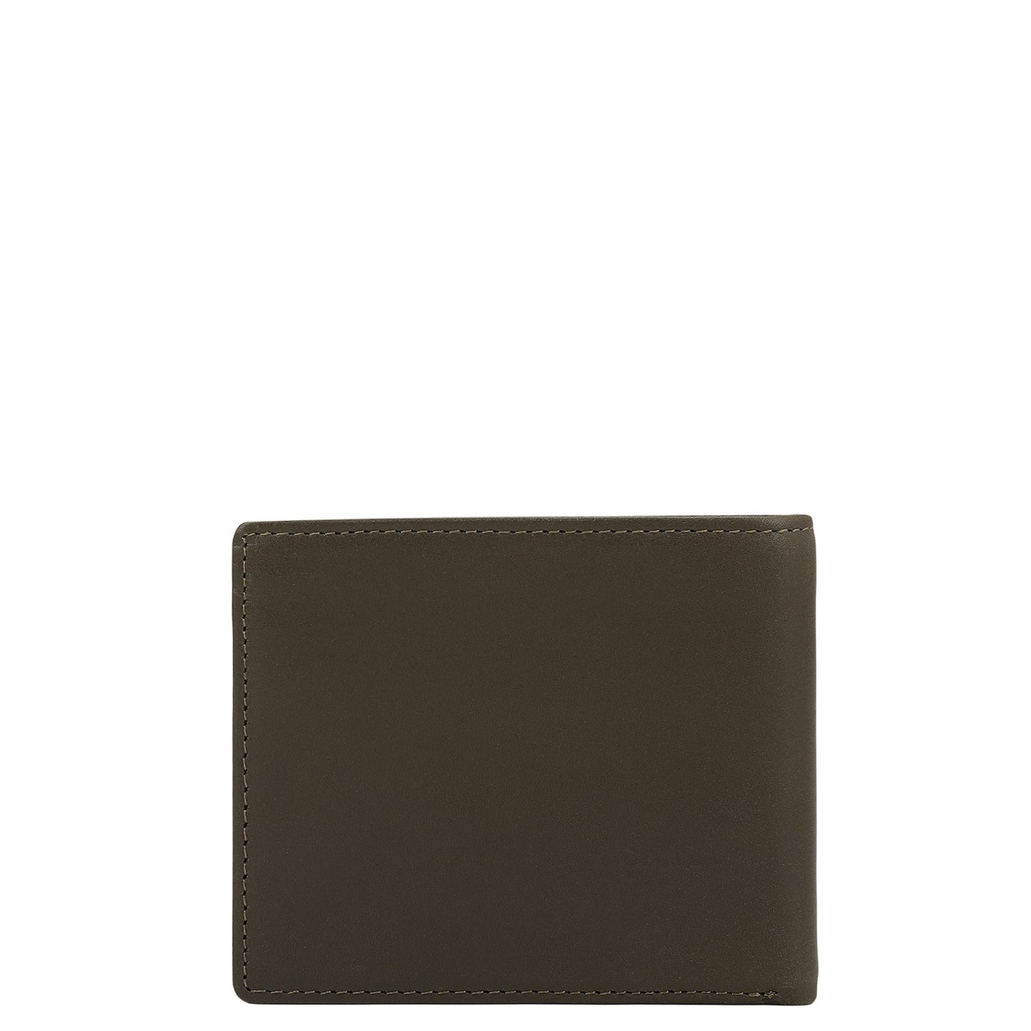 Olive Bifold Leather Mens Wallet