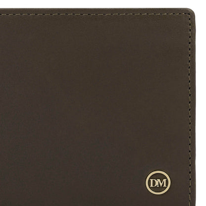Olive Bifold Leather Mens Wallet