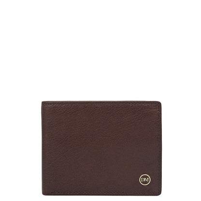 Brown Bifold Leather Mens Wallet