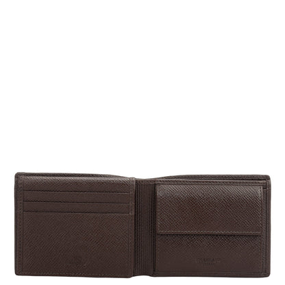 Date Bifold Leather Mens Wallet