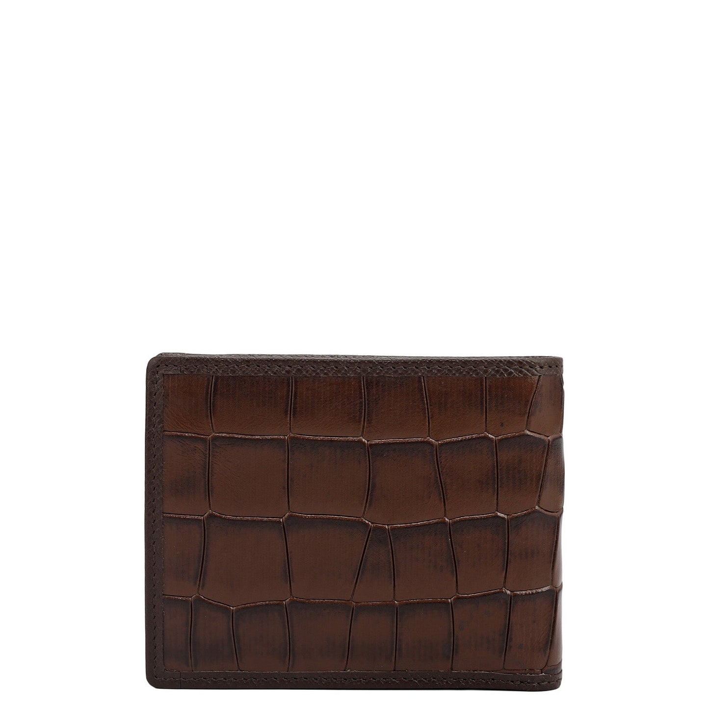 Date Bifold Leather Mens Wallet