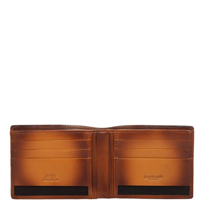 Honey Bifold Leather Mens Wallet