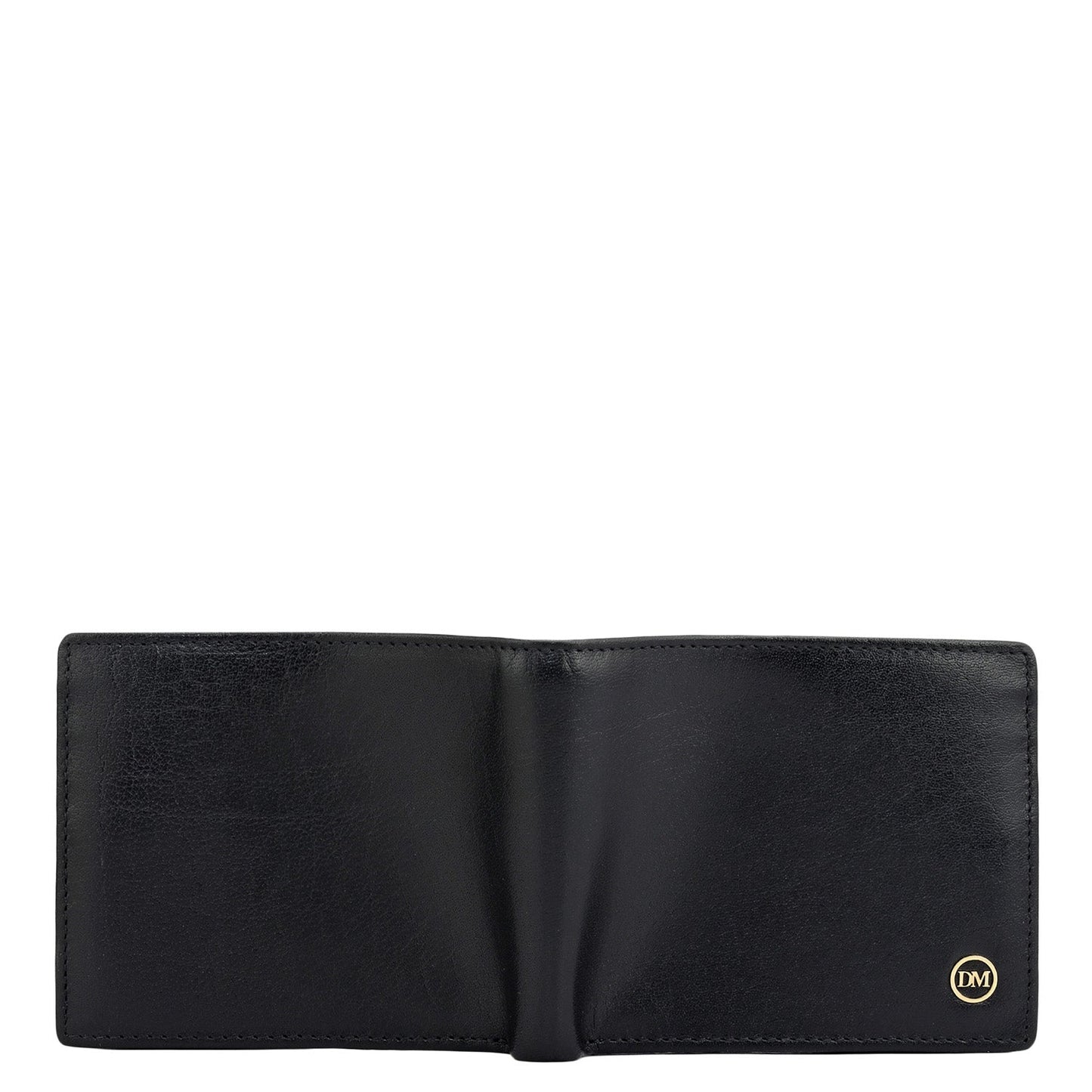 Black Bifold Leather Mens Wallet
