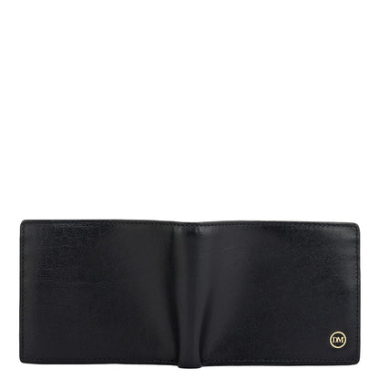 Black Bifold Leather Mens Wallet