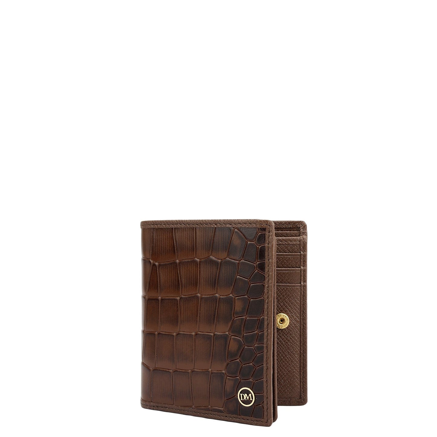 Date Bifold Leather Mens Wallet
