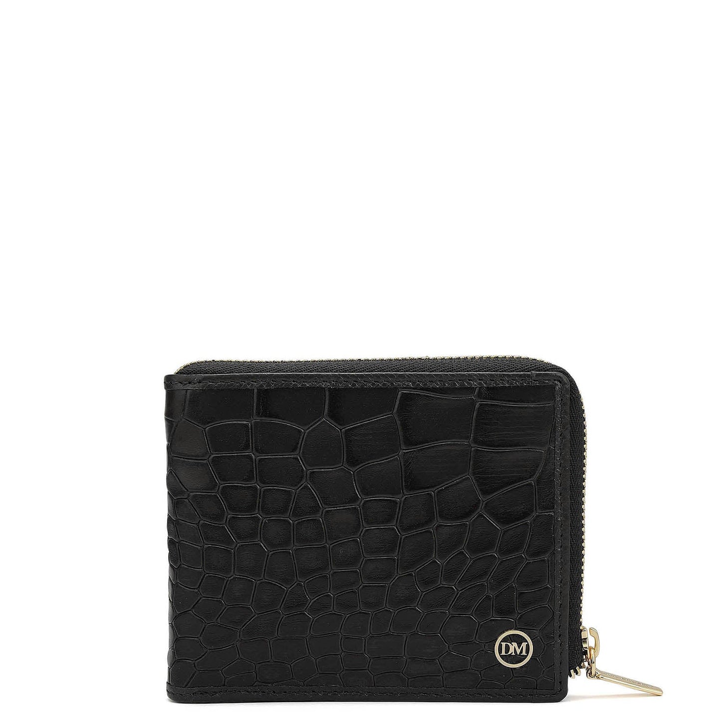 Black Bifold Leather Mens Wallet