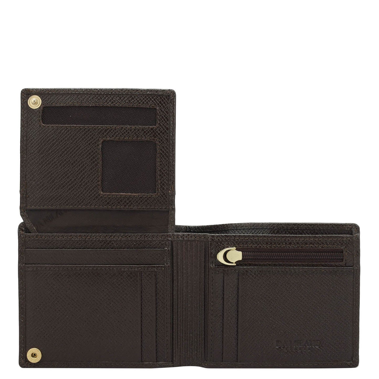 Date Bifold Leather Mens Wallet