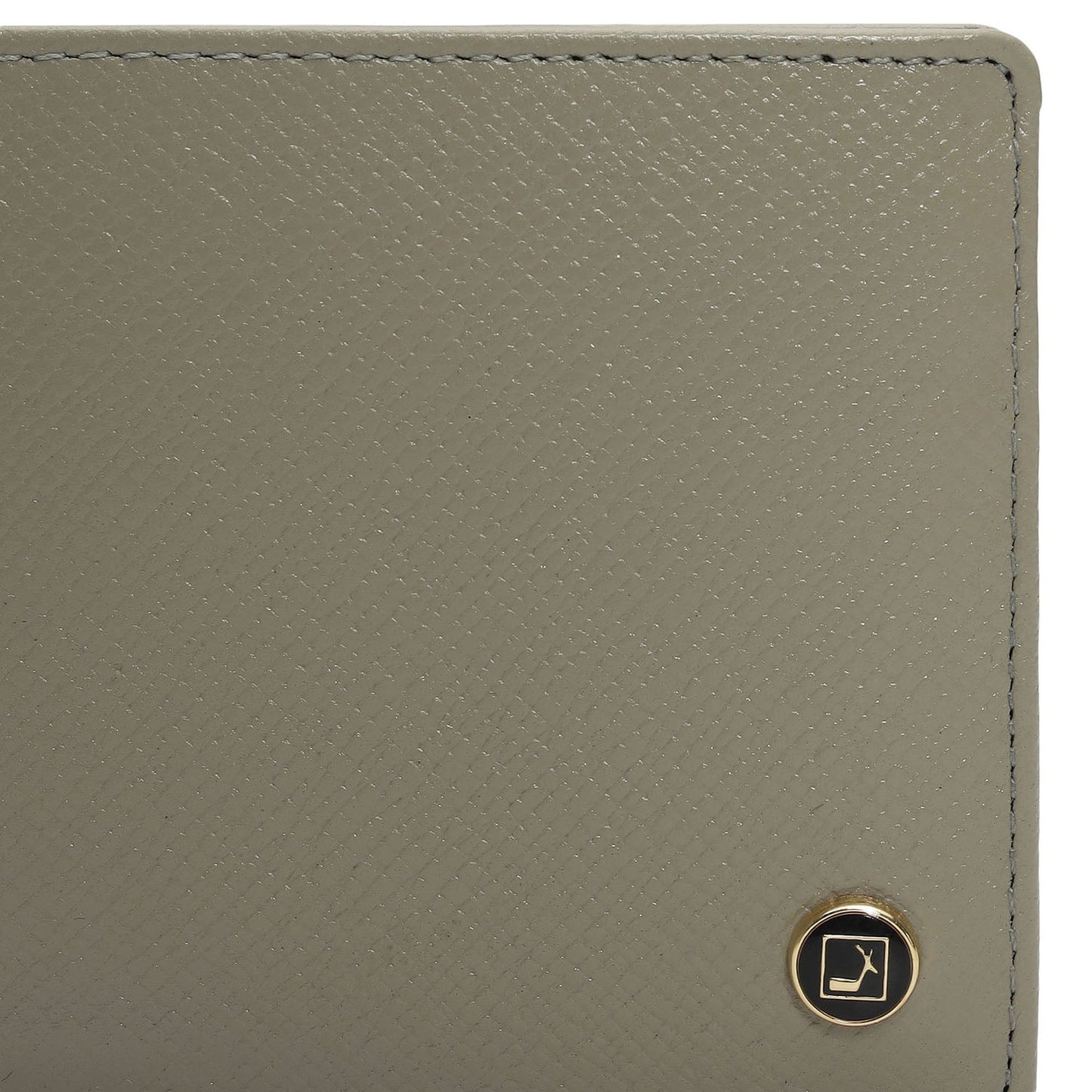Stone Grey Bifold Leather Mens Wallet