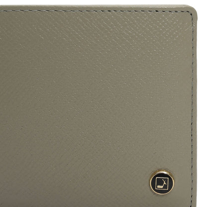 Stone Grey Bifold Leather Mens Wallet