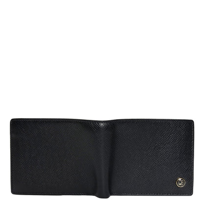 Black Bifold Leather Mens Wallet