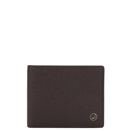 Chocolate Bifold Leather Mens Wallet
