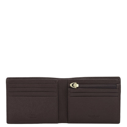 Chocolate Bifold Leather Mens Wallet
