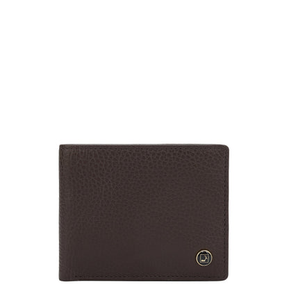 Chocolate Bifold Leather Mens Wallet