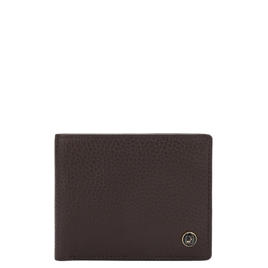Chocolate Bifold Leather Mens Wallet