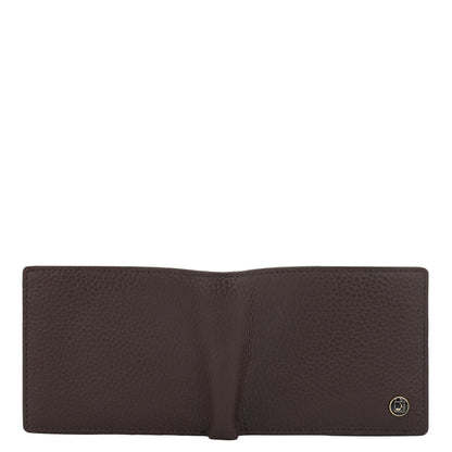 Chocolate Bifold Leather Mens Wallet