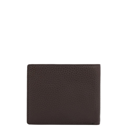 Chocolate Bifold Leather Mens Wallet