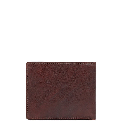 Berry Bifold Leather Mens Wallet