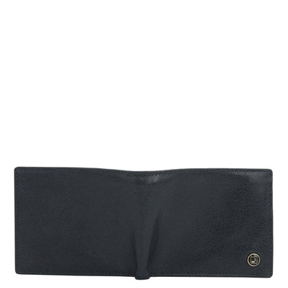 Navy Bifold Leather Mens Wallet