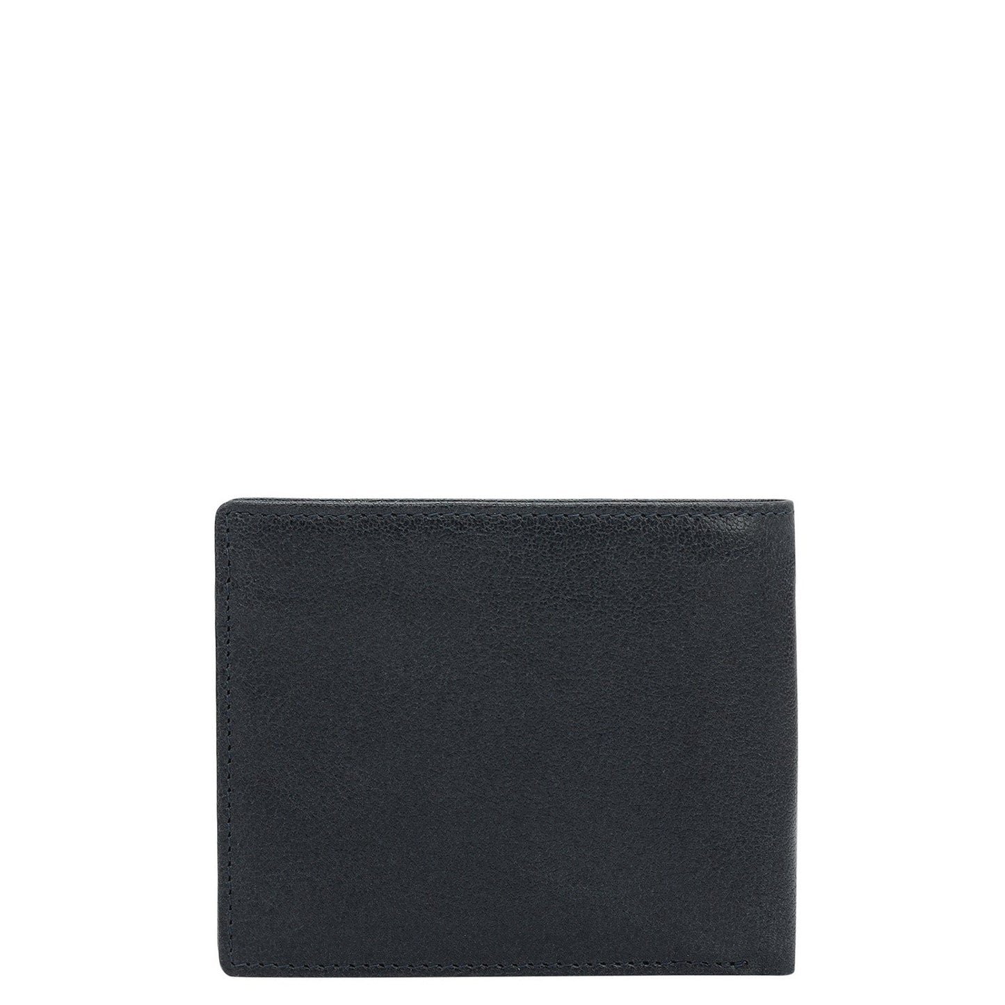 Navy Bifold Leather Mens Wallet