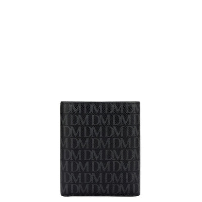 Black Bifold Leather Mens Wallet