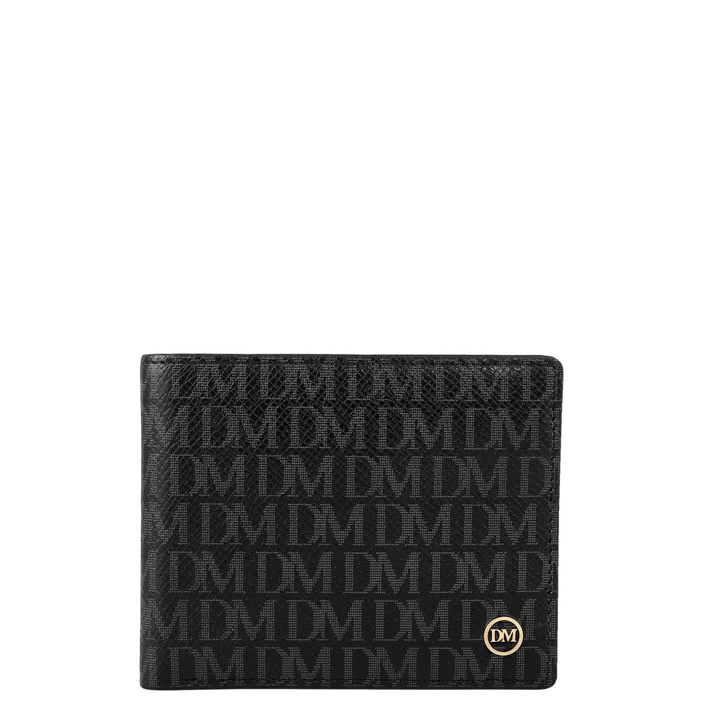 Black Bifold Leather Mens Wallet