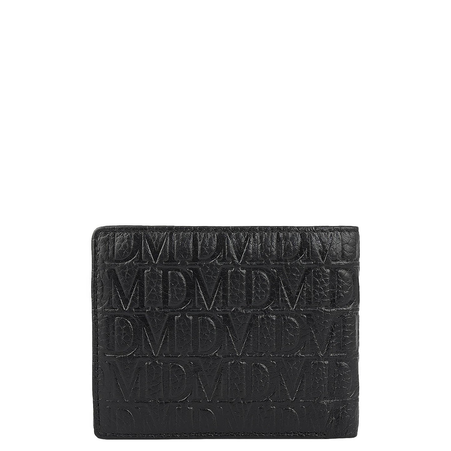 Black Bifold Leather Mens Wallet