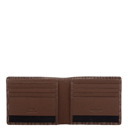 Date Bifold Leather Mens Wallet
