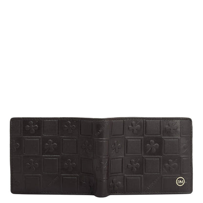 Dark Brown Bifold Leather Mens Wallet