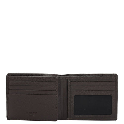 Date Bifold Leather Mens Wallet