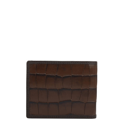 Date Bifold Leather Mens Wallet