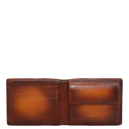 Honey Bifold Leather Mens Wallet